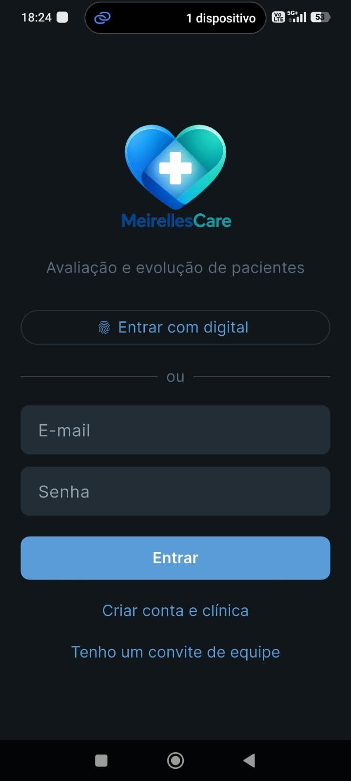 Login mobile